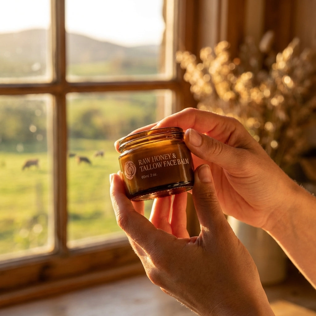 Raw Honey & Tallow Face Balm