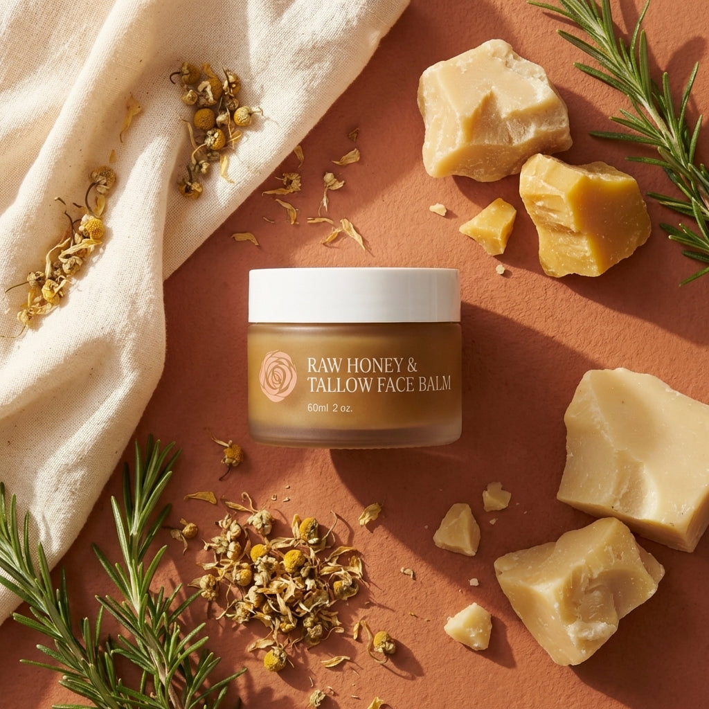Raw Honey & Tallow Face Balm